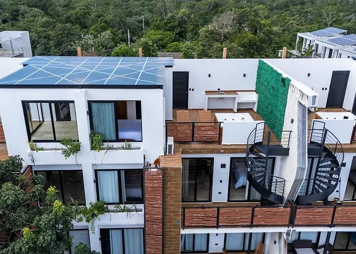 Family In Apartment Tulum